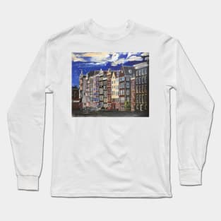 Damrak, Amsterdam Long Sleeve T-Shirt